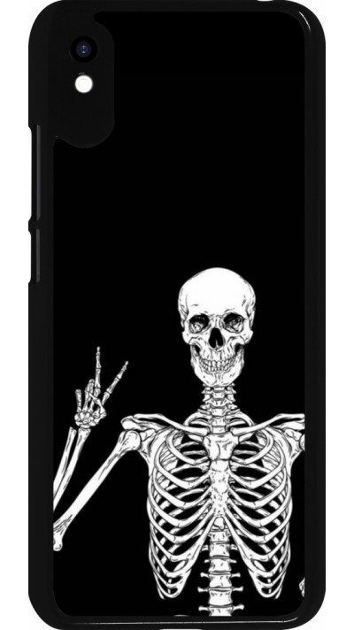 Xiaomi Redmi 9A Case Hülle - Halloween 2023 peace skeleton