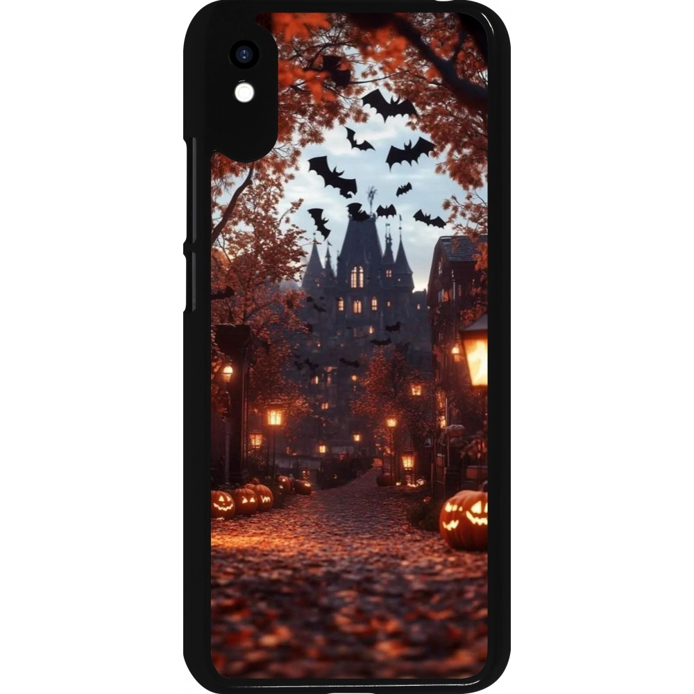 Xiaomi Redmi 9A Case Hülle - Halloween 2025 Haunted house