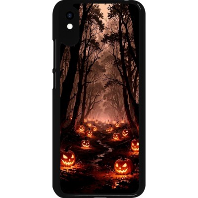 Coque Xiaomi Redmi 9A - Halloween 2025 Road of Terrifying Pumpkins