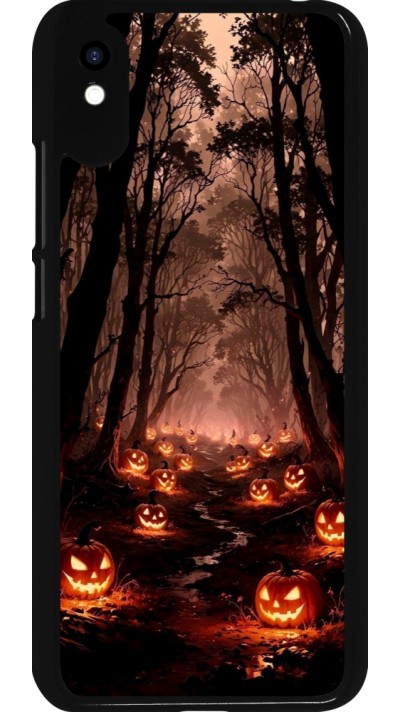 Xiaomi Redmi 9A Case Hülle - Halloween 2025 Road of Terrifying Pumpkins