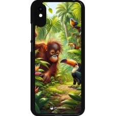 Xiaomi Redmi 9A Case Hülle - Tropischer Dschungel Tayrona