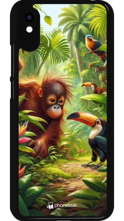 Xiaomi Redmi 9A Case Hülle - Tropischer Dschungel Tayrona