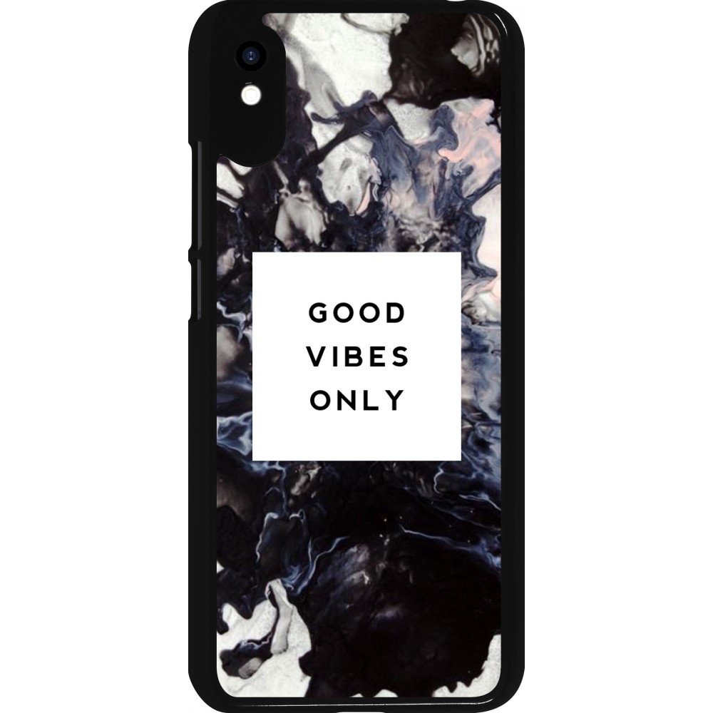 Xiaomi Redmi 9A Case Hülle - Marble Good Vibes Only