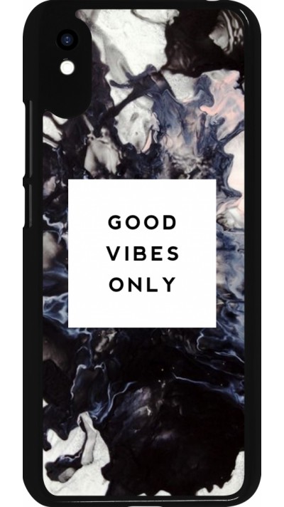 Coque Xiaomi Redmi 9A - Marble Good Vibes Only