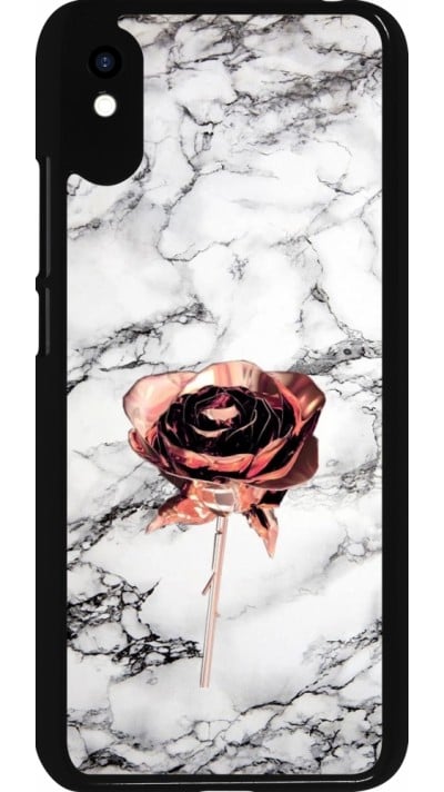 Xiaomi Redmi 9A Case Hülle - Marble Rose Gold