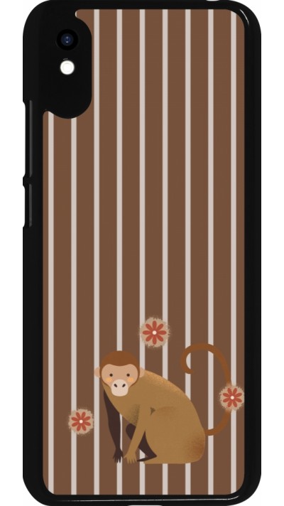 Coque Xiaomi Redmi 9A - Monkey with stripes