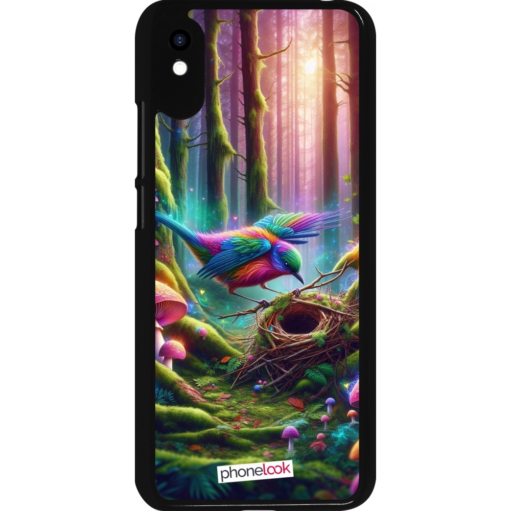 Xiaomi Redmi 9A Case Hülle - Vogel Nest Wald