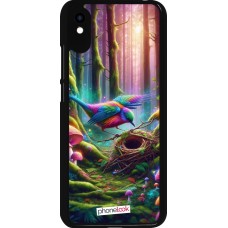 Xiaomi Redmi 9A Case Hülle - Vogel Nest Wald