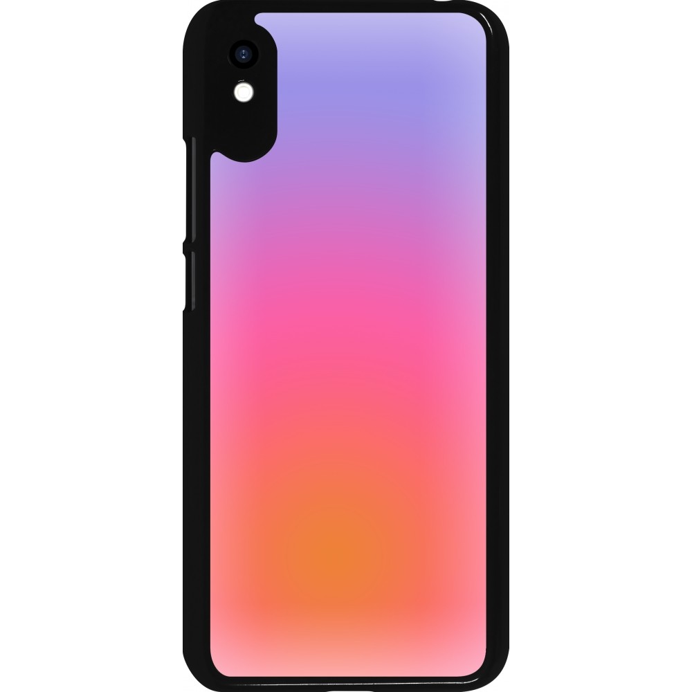 Xiaomi Redmi 9A Case Hülle - Orange Pink Blue Gradient
