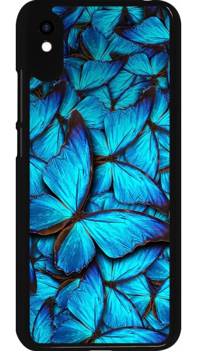 Coque Xiaomi Redmi 9A - Papillon bleu