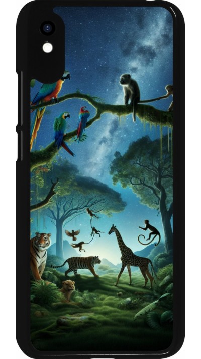 Xiaomi Redmi 9A Case Hülle - Paradies der exotischen Tiere