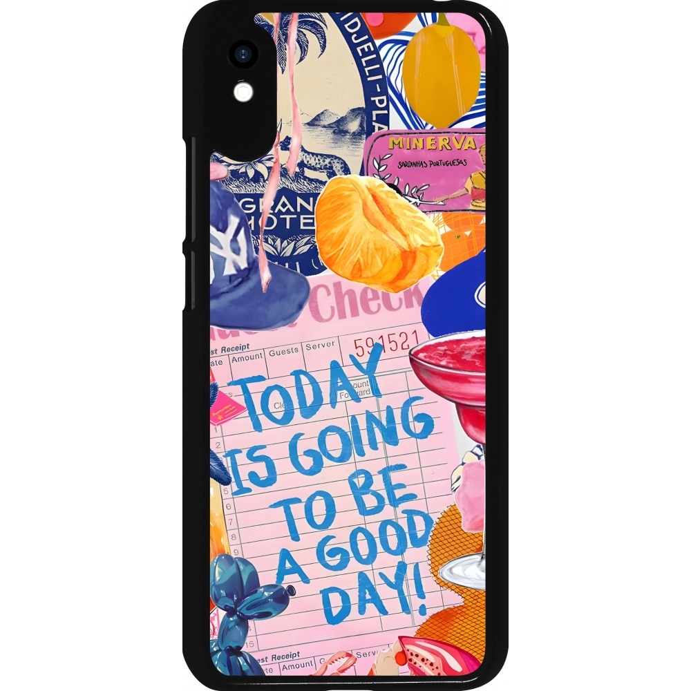 Xiaomi Redmi 9A Case Hülle - Preppy Today is Going to be a good day