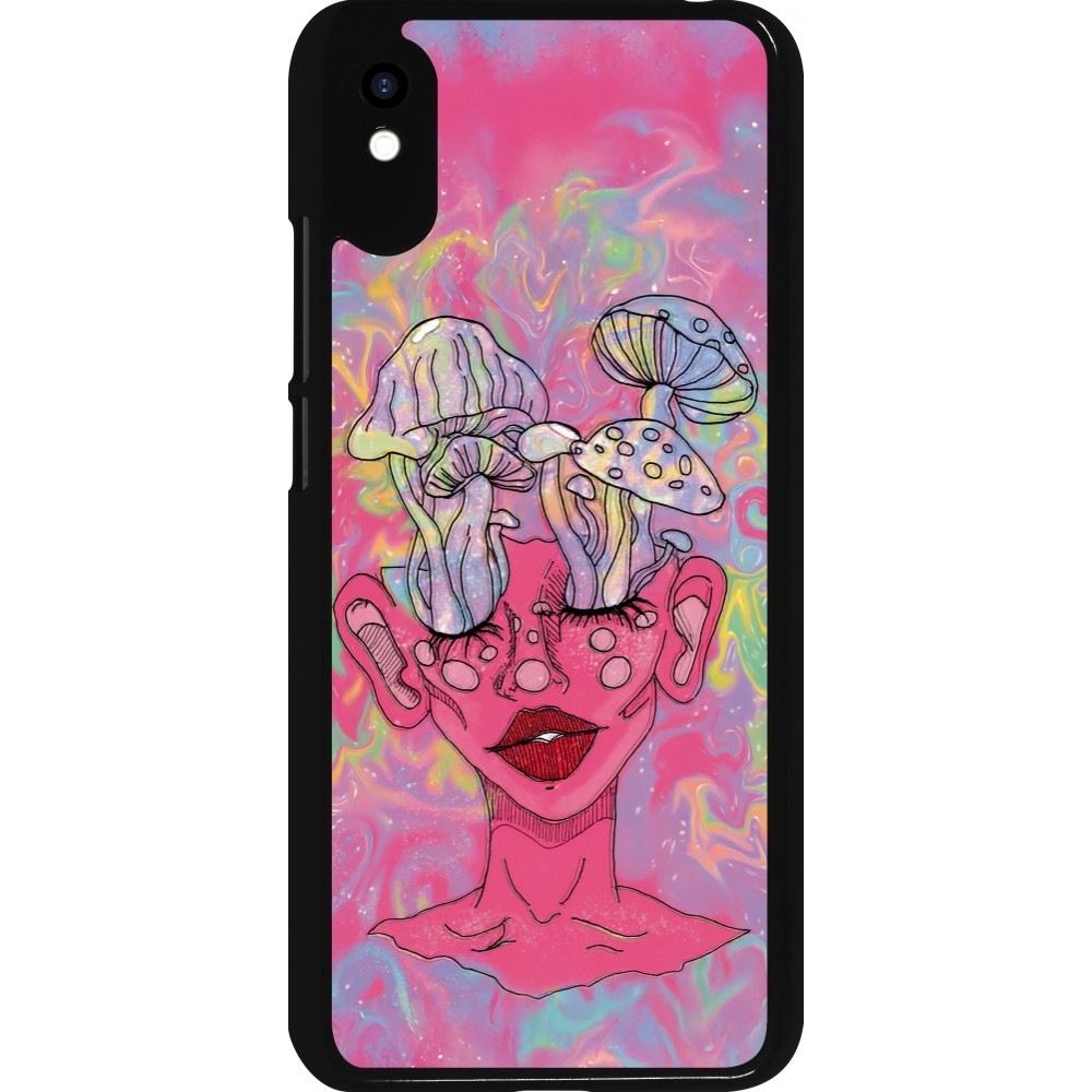 Coque Xiaomi Redmi 9A - Psychedelic pink mushroom