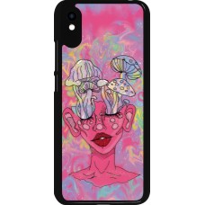 Coque Xiaomi Redmi 9A - Psychedelic pink mushroom