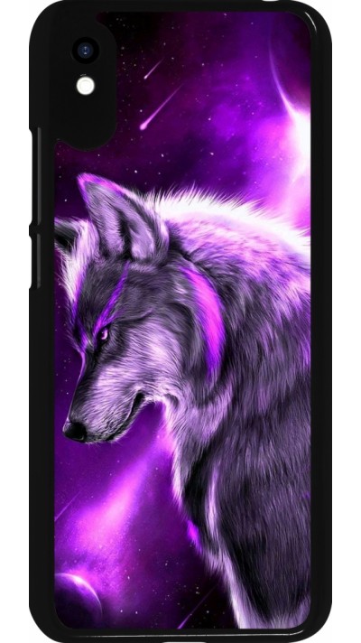 Coque Xiaomi Redmi 9A - Purple Sky Wolf