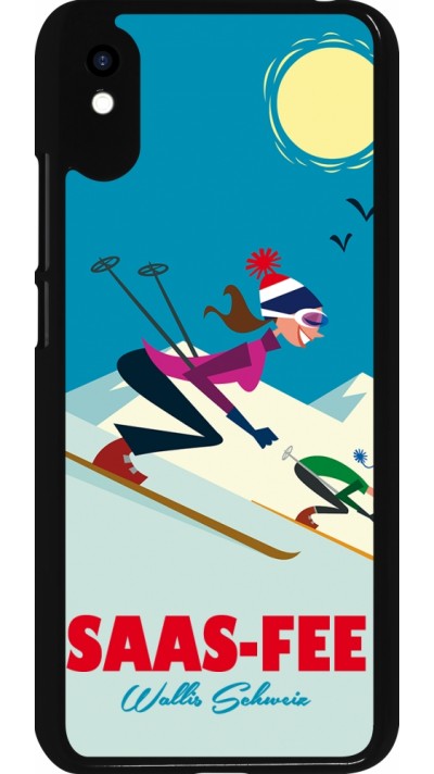 Coque Xiaomi Redmi 9A - Saas-Fee Ski Downhill
