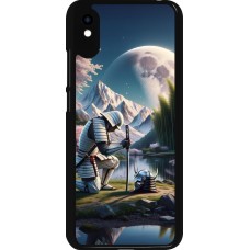 Xiaomi Redmi 9A Case Hülle - Samurai Katana Mond