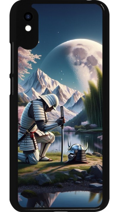 Xiaomi Redmi 9A Case Hülle - Samurai Katana Mond