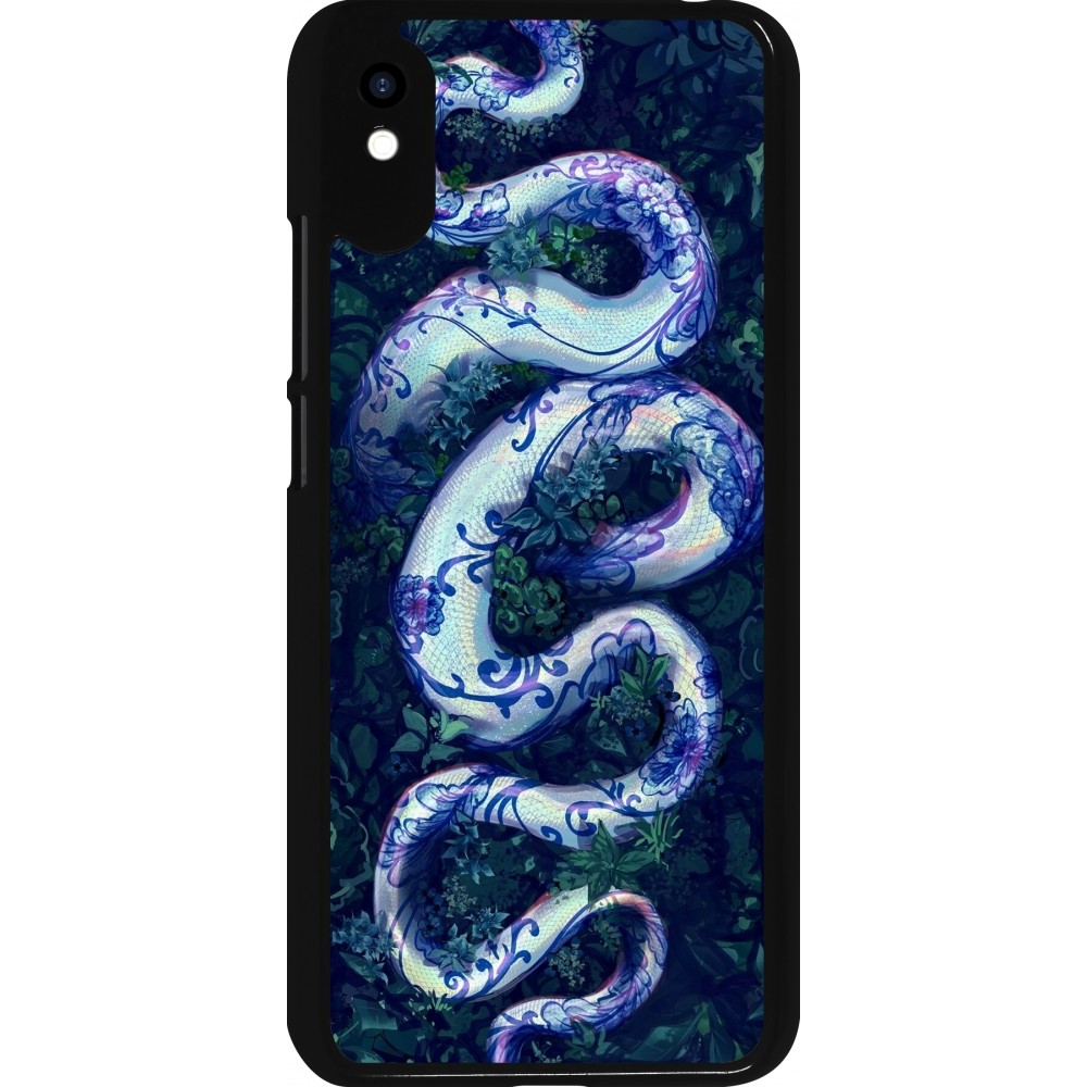 Xiaomi Redmi 9A Case Hülle - Snake Blue Anaconda