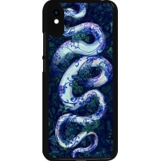 Xiaomi Redmi 9A Case Hülle - Snake Blue Anaconda