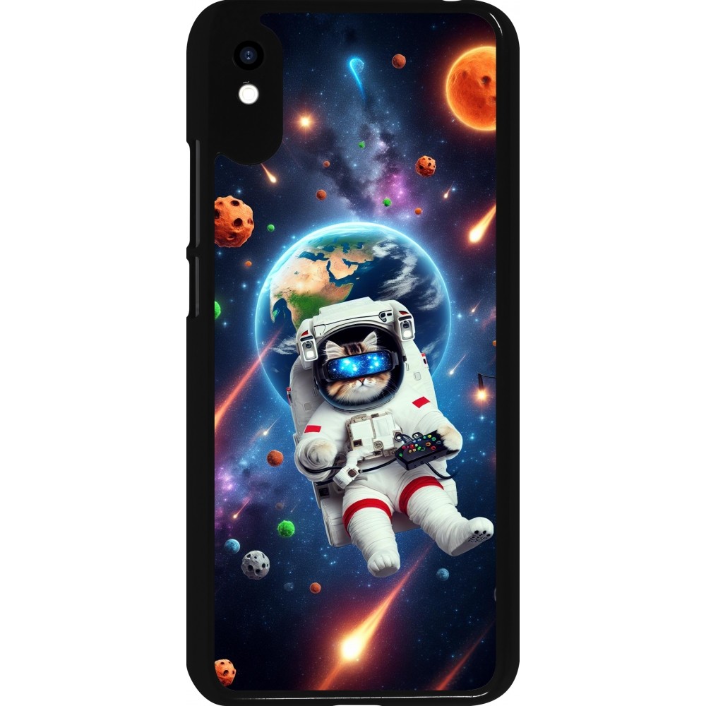 Xiaomi Redmi 9A Case Hülle - VR SpaceCat Odyssee