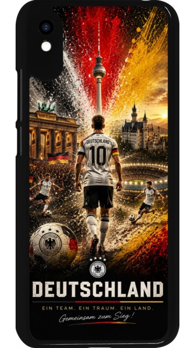 Coque Xiaomi Redmi 9A - Football Allemagne splash 2026