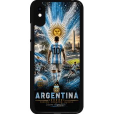 Coque Xiaomi Redmi 9A - Football Argentine splash 2026