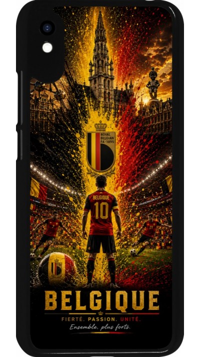 Coque Xiaomi Redmi 9A - Football Belgique splash 2026