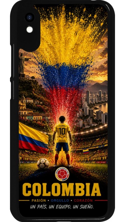 Coque Xiaomi Redmi 9A - Football Colombie splash 2026