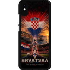 Coque Xiaomi Redmi 9A - Football Croatie splash 2026