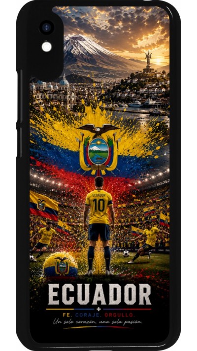 Coque Xiaomi Redmi 9A - Football Équateur splash 2026