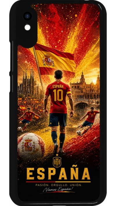 Coque Xiaomi Redmi 9A - Football Espagne splash 2026