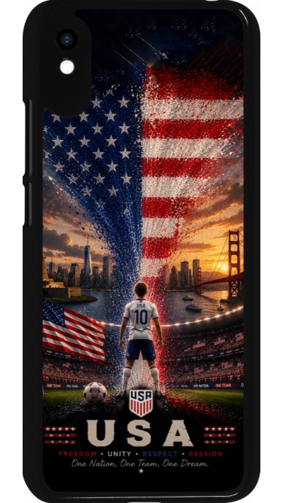 Coque Xiaomi Redmi 9A - Football États-Unis splash 2026