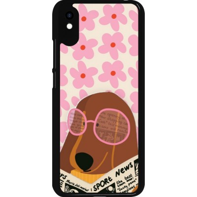 Coque Xiaomi Redmi 9A - Dog with newspaper Spring 2026