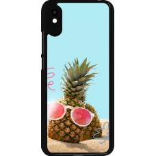 Coque Xiaomi Redmi 9A - Pineapple with glasses Summer 2026