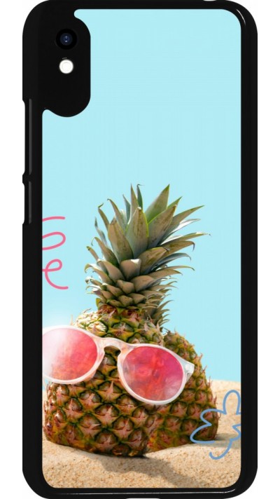 Coque Xiaomi Redmi 9A - Pineapple with glasses Summer 2026