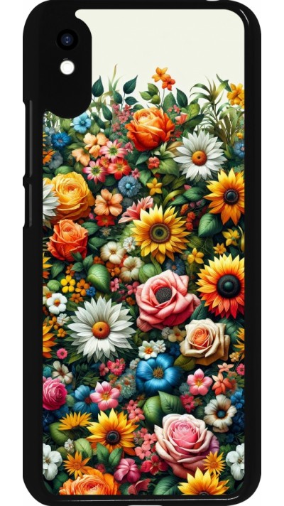 Xiaomi Redmi 9A Case Hülle - Sommer Blumenmuster