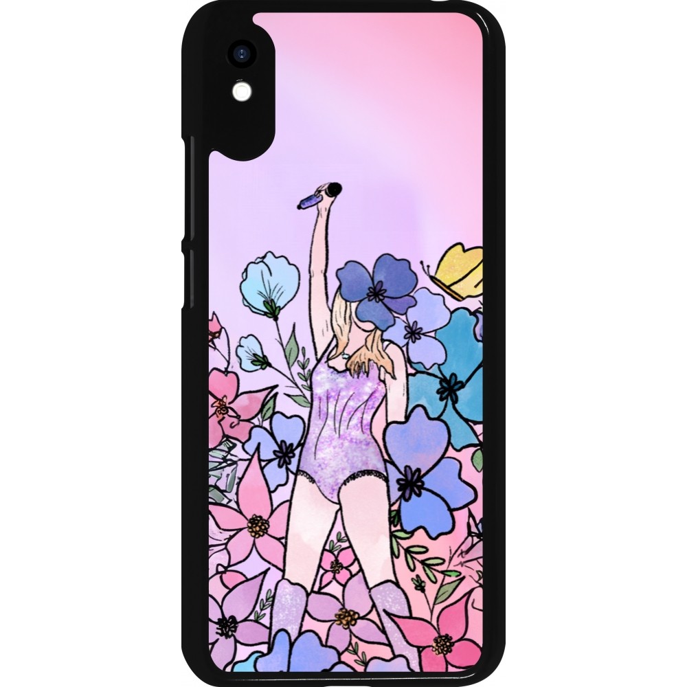 Coque Xiaomi Redmi 9A - Taylor Swift Sketch - Pink