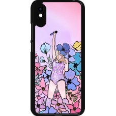 Coque Xiaomi Redmi 9A - Taylor Swift Sketch - Pink
