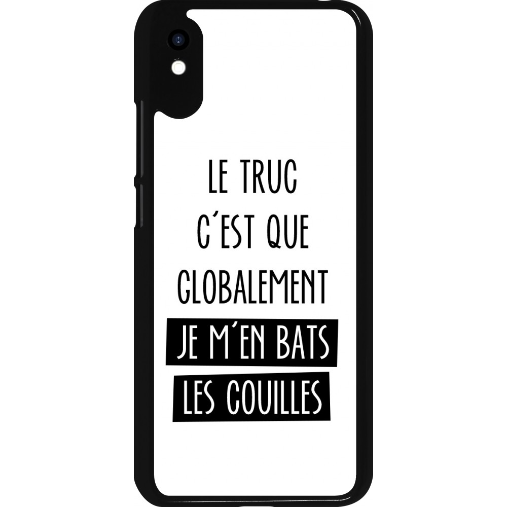 Xiaomi Redmi 9A Case Hülle - Le truc globalement bats les couilles