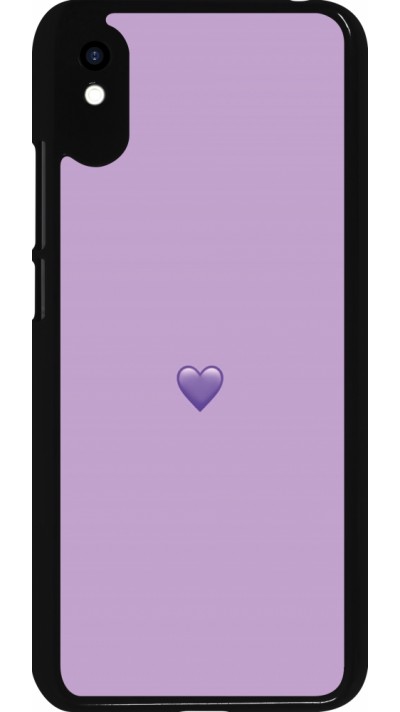 Coque Xiaomi Redmi 9A - Valentine 2023 purpule single heart