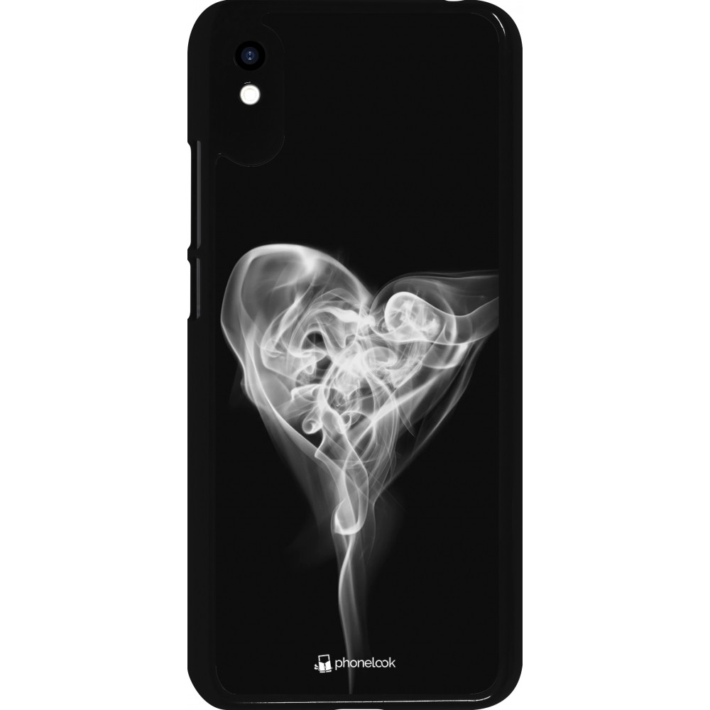 Coque Xiaomi Redmi 9A - Valentine 2022 Black Smoke