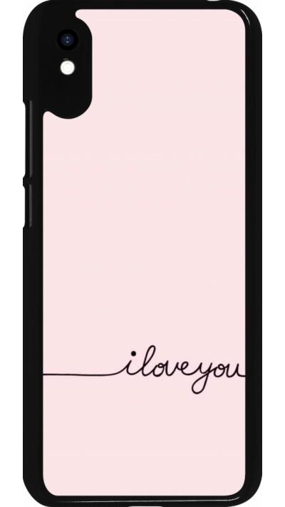 Coque Xiaomi Redmi 9A - Valentine 2023 i love you writing