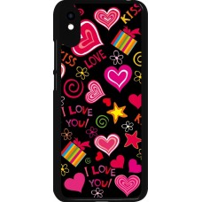 Xiaomi Redmi 9A Case Hülle - Valentine 2023 love symbols