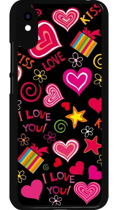 Coque Xiaomi Redmi 9A - Valentine 2023 love symbols