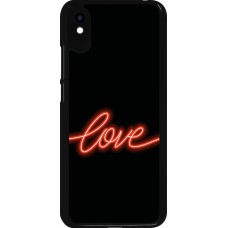 Xiaomi Redmi 9A Case Hülle - Valentine 2023 neon love