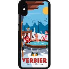 Xiaomi Redmi 9A Case Hülle - Verbier Mountain Jacuzzi