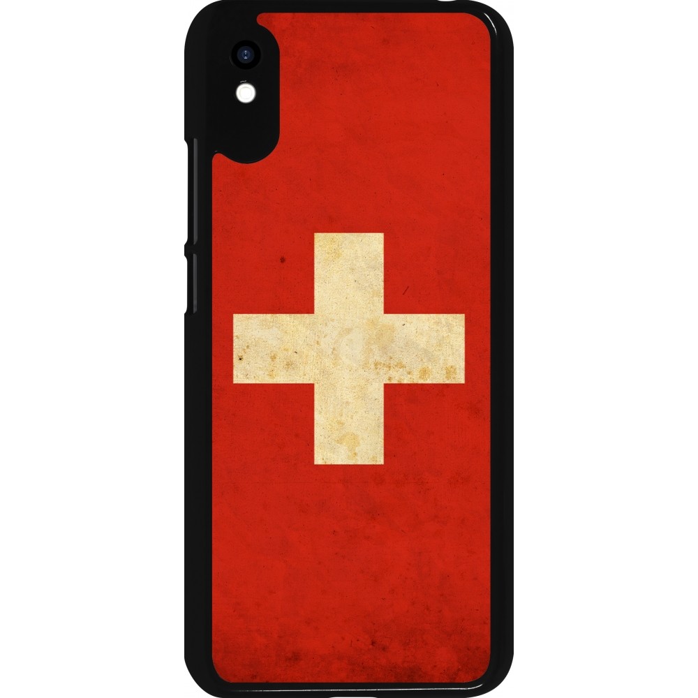 Coque Xiaomi Redmi 9A - Vintage Flag SWISS