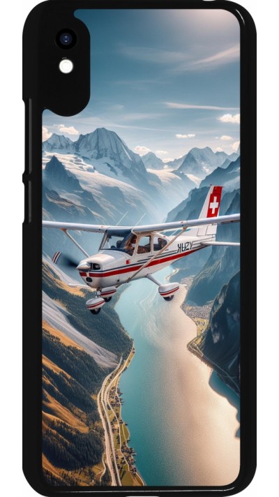 Xiaomi Redmi 9A Case Hülle - Schweizer Alpenflug