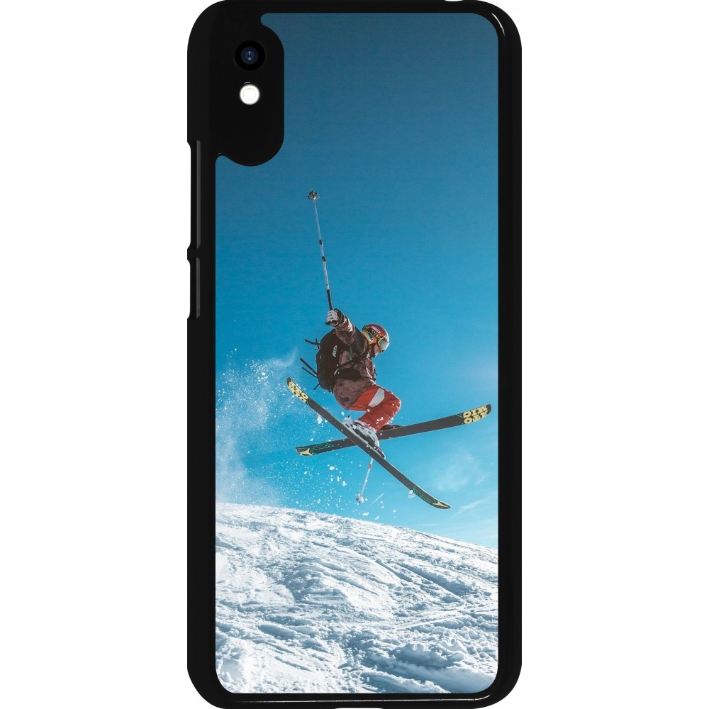 Xiaomi Redmi 9A Case Hülle - Winter 22 Ski Jump